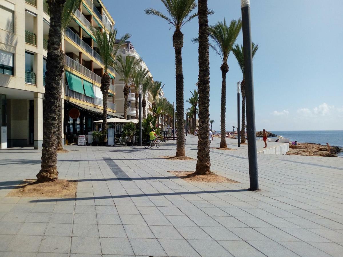 Edificio 1º Linea De Playa, En Paseo Maritimo De Torrevieja, Alicante, Costa Blanca Bagian luar foto